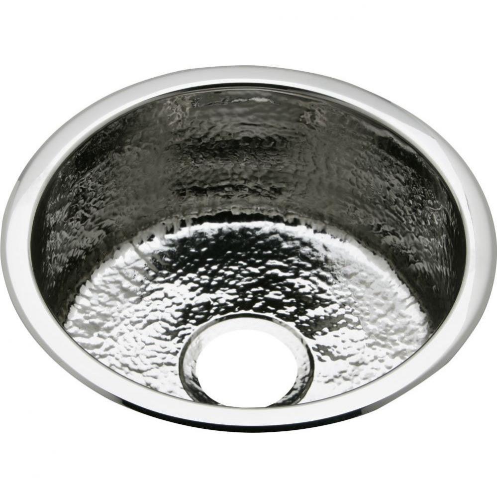 18 Gauge Stainless Steel 16.375&apos;&apos; x 16.375&apos;&apos; x 7&apos;&apos; Single Bowl Dual