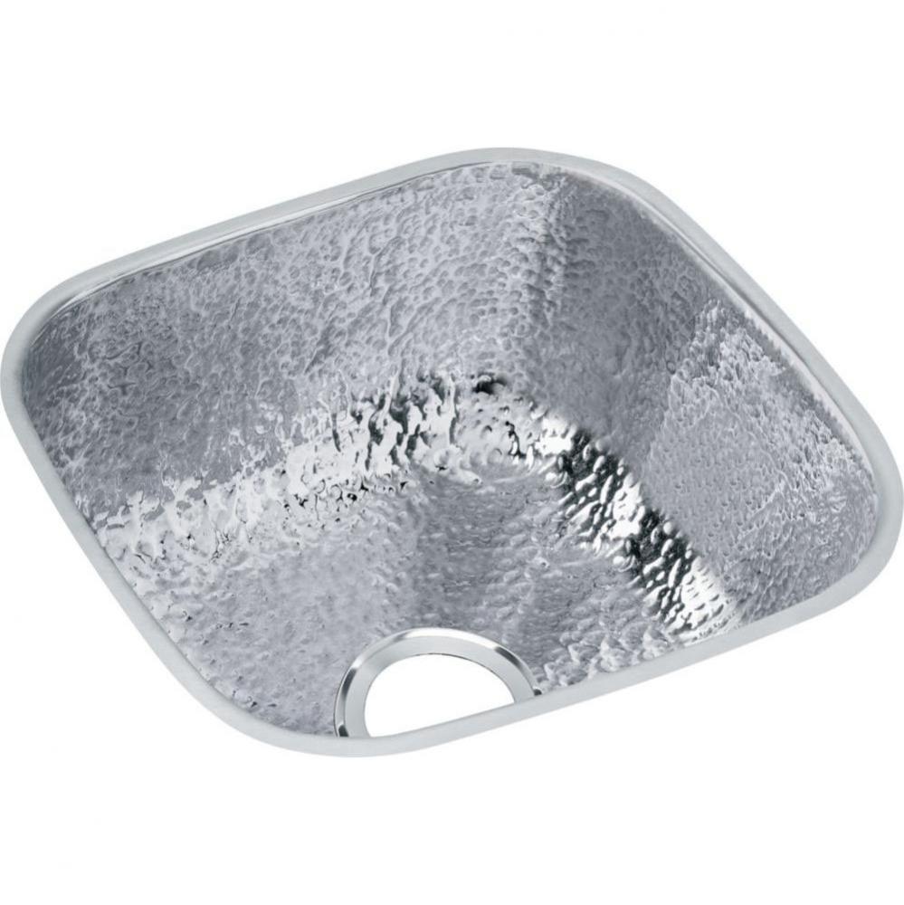 Stainless Steel 14-1/8&apos;&apos; x 14-1/8&apos;&apos; x 6-1/2&apos;&apos;, Single Bowl Undermoun