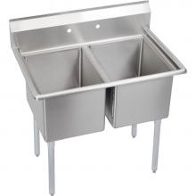 Elkay 2C18X24-0X - Dependabilt Stainless Steel 43'' x 29-13/16'' x 44-3/4'' 16 Gauge Tw