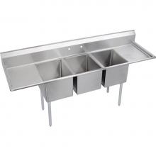 Elkay 3C18X24-2-18X - Dependabilt Stainless Steel 94'' x 29-13/16'' x 44-3/4'' 16 Gauge Th