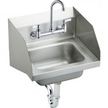 Elkay CHS1716LRSC - Stainless Steel 16-3/4'' x 15-1/2'' x 13'', Single Bowl Wall Hung Ha