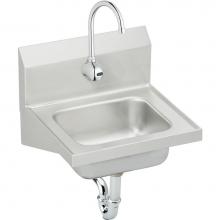 Elkay CHS1716SACTMC - Stainless Steel 16-3/4'' x 15-1/2'' x 13'', Single Bowl Wall Hung Ha