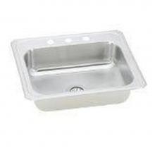 Elkay CR2521X - 20 Gauge 25'' X 21.25'' X 6.875'' Single Bowl Sink