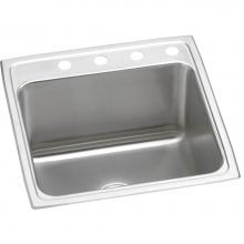 Elkay DLR2222125 - Lustertone Classic Stainless Steel 22'' x 22'' x 12-1/8'', 5-Hole Si