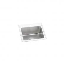 Elkay DLR252210PD5 - Lustertone Classic Stainless Steel 25'' x 22'' x 10-3/8'', Single Bo