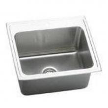 Elkay DLR252212X - 18 Gauge 25'' X 22'' X 12.1'' Single Bowl Kitchen Sink