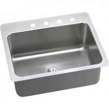 Elkay DLSR272210PD5 - Lustertone Classic Stainless Steel 27'' x 22'' x 10'', 5-Hole Single