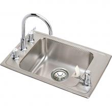 Elkay DRKAD222060C - Lustertone Classic Stainless Steel 22'' x 19-1/2'' x 6'', Single Bow