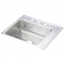 Elkay DRKAD252260R2 - Lustertone Classic Stainless Steel 25'' x 22'' x 6'', Single Bowl Dr