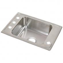 Elkay DRKAD2517500 - Lustertone Classic Stainless Steel 25'' x 17'' x 5'', Single Bowl Dr