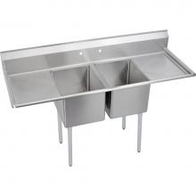 Elkay E2C16X20-2-18X - Dependabilt Stainless Steel 70'' x 25-13/16'' x 43-3/4'' 18 Gauge Tw