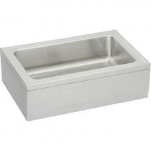 Elkay EFS3321C - Stainless Steel 33'' x 21'' x 8'' Single Bowl, Floor Mount Service S