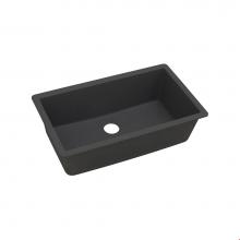 Elkay ELGRU13322BK0 - Quartz Classic 33'' x 18-7/16'' x 9-7/16'', Single Bowl Undermount S