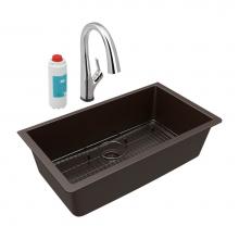 Elkay ELGRU13322MCFLC - Quartz Classic 33'' x 18-7/16'' x 9-7/16'', Single Bowl Undermount S