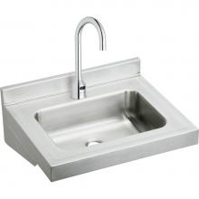 Elkay ELV2219SACC - Stainless Steel 22'' x 19'' x 5-1/2'', Wall Hung Lavatory Sink Kit