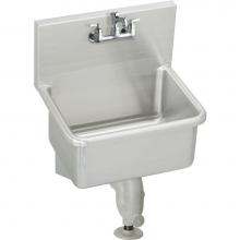 Elkay ESSB2319C - Stainless Steel 23'' x 18-1/2'' x 12, Wall Hung Service Sink Kit