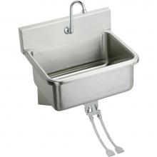 Elkay EWS2520FC - Stainless Steel 25'' x 19.5'' x 10-1/2'', Wall Hung Single Bowl Hand