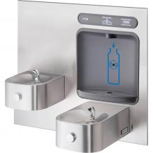 Elkay HTHB-HRFSEBP-I - Halsey Taylor HydroBoost Bottle Filling Station, & Integral Contour Fountain, Non-Filtered Non