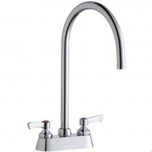 Elkay LK406LGN08L2 - 4'' Centerset with Exposed Deck Laminar Flow Faucet with 8'' Gooseneck Spout 2