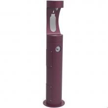 Elkay LK4400BFFRKPUR - Outdoor ezH2O Bottle Filling Station Pedestal, Non-Filtered Non-Refrigerated Freeze Resistant Purp