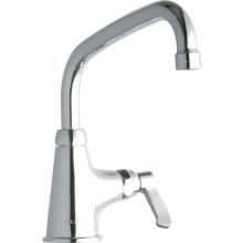 Elkay LK535AT08L2 - Single Hole with Single Control Faucet with 8'' Arc Tube Spout 2'' Lever Handl