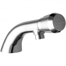 Elkay LK654 - Single Hole Concealed Deck Metered Lavatory Faucet with Cast Fixed Spout Push Button Handle Chrome