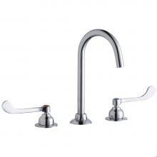 Elkay LK800LGN05T6 - 8'' Centerset with Concealed Deck Laminar Flow Faucet with 5'' Gooseneck Spout