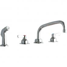 Elkay LK801AT08L2 - 8'' Centerset with Concealed Deck Faucet with 8'' Arc Tube Spout 2''