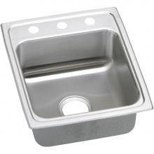 Elkay LRADQ1720500 - Lustertone Classic Stainless Steel 17'' x 20'' x 5'', Single Bowl Dr