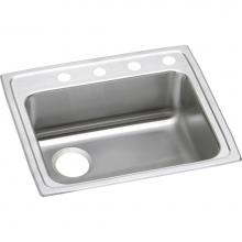 Elkay LRAD221965LMR2 - Lustertone Classic Stainless Steel 22'' x 19-1/2'' x 6-1/2'', Single