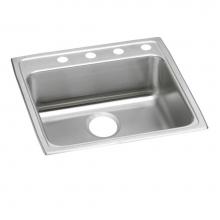 Elkay LRAD2222554 - Lustertone Classic Stainless Steel 22'' x 22'' x 5-1/2'', 4-Hole Sin