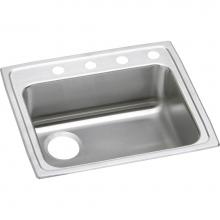 Elkay LRAD2521504 - Lustertone Classic Stainless Steel 25'' x 21-1/4'' x 5'', Single Bow