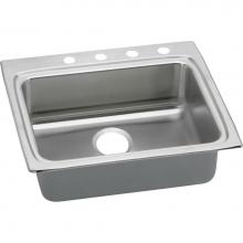 Elkay LRAD252245MR2 - Lustertone Classic Stainless Steel 25'' x 22'' x 4-1/2'', Single Bow