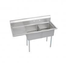 Elkay S2C18X18-L-18X - Dependabilt Stainless Steel 56-1/2'' x 23-13/16'' x 43-3/4'' 18 Gaug