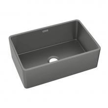 Elkay SWUF28179MG - Fireclay 30'' x 19-15/16'' x 9-1/8'', Single Bowl Farmhouse Sink, Gr