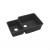 Quartz Classic 33'' x 20-11/16'' x 9'', Offset 40/60 Double Bowl Und