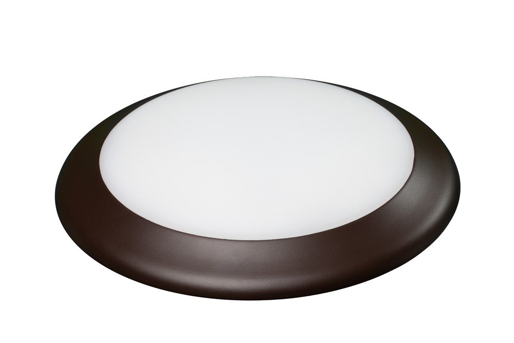 Quick Disc - 4&#34; DARK BRONZE ROUND, 120V, 3000K, 9W, 650LM