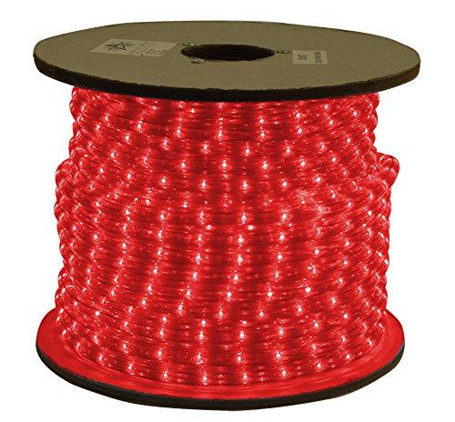 1/2&#34;LED ROPE LT,150&#39;RL,120V,1&#34;SP VRT MT LED,UL,5&#39; CUT,RED