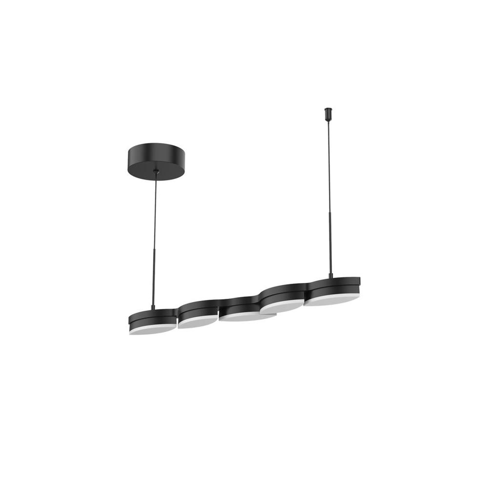 POPLAR 27&#34; LINEAR PENDANT BLACK 30W, 120VAC WITH LED DRIVER, 3000K, 90CRI