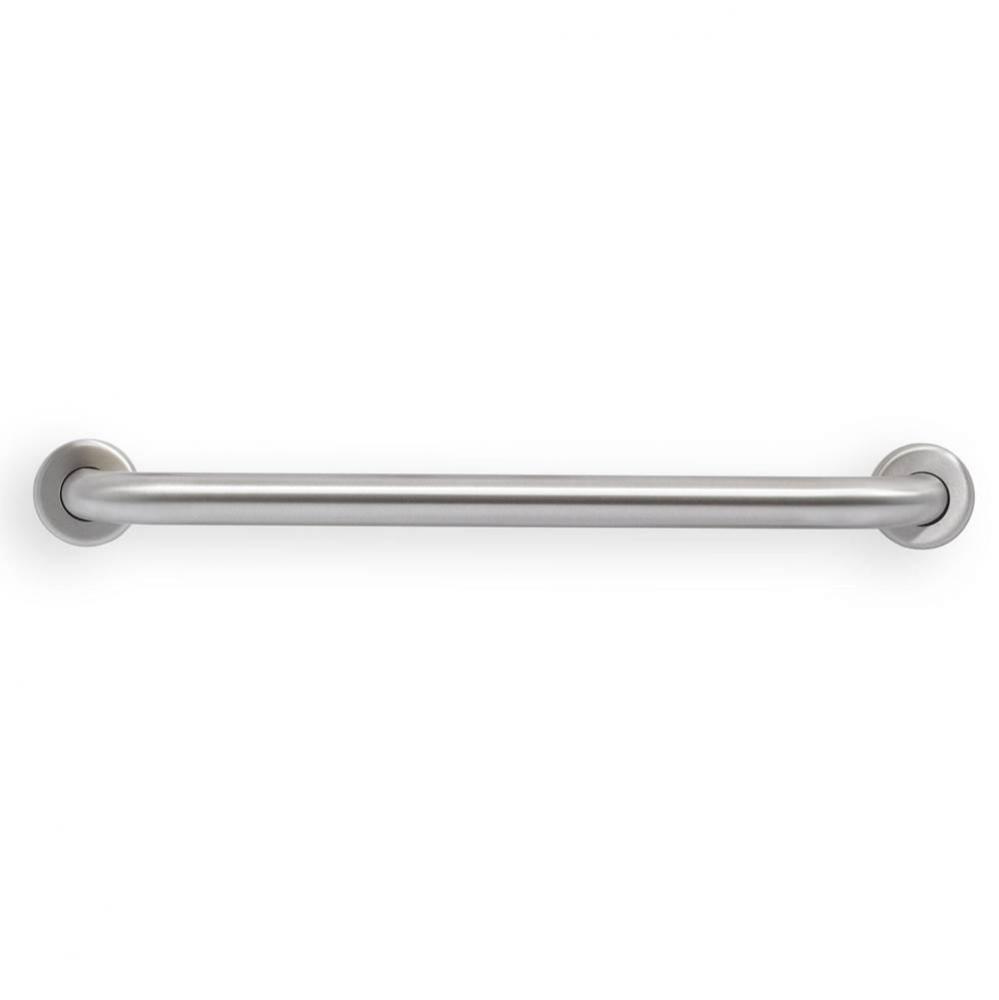 Grab Bar, 24&apos;&apos; L, 1.5&apos;&apos;, Smooth, Stainless Steel