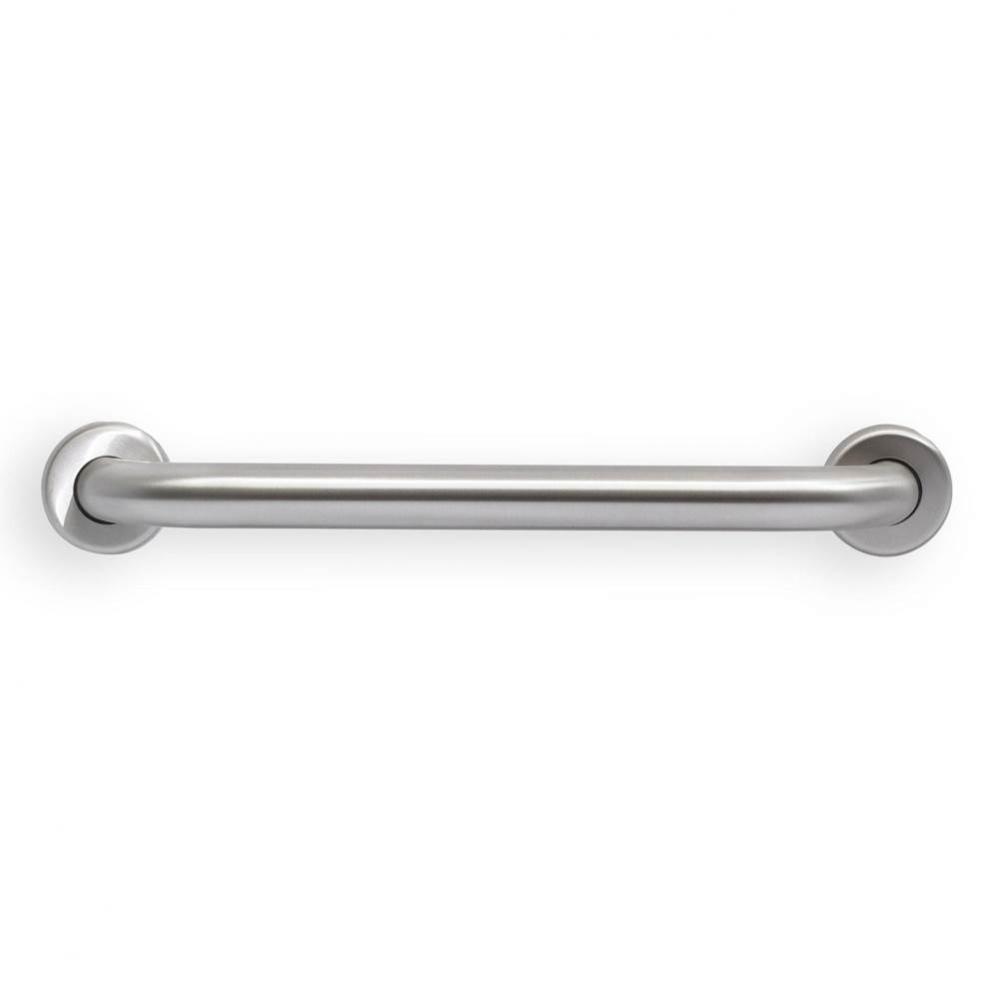 Grab Bar, 18&apos;&apos; L, 1.5&apos;&apos;, Smooth, Stainless Steel