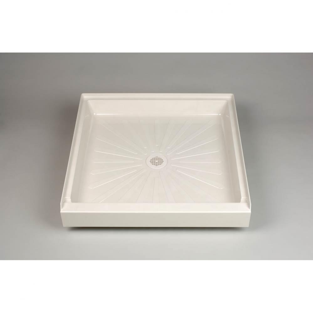 Durabase Shower Floor, 36&apos;&apos; Wx36&apos;&apos; D, Biscuit