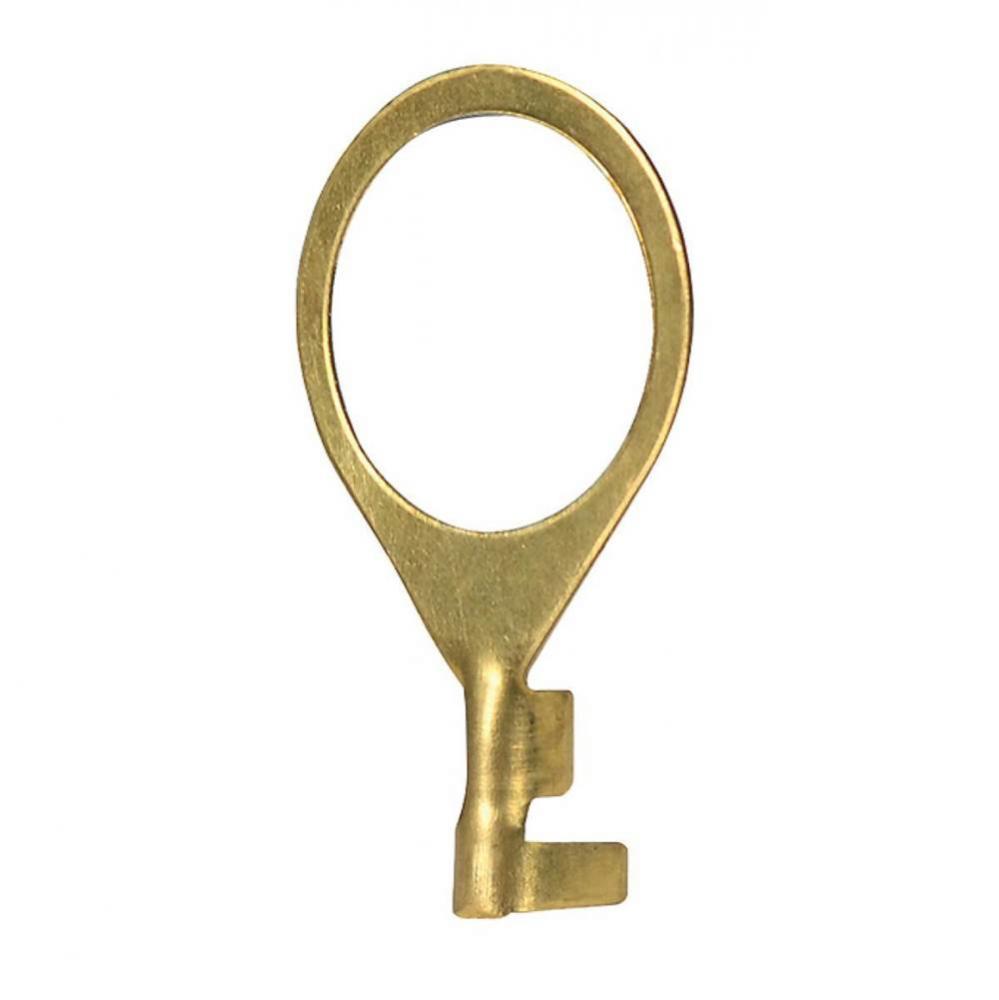 1/4 Ip Brass Plated Round Lug