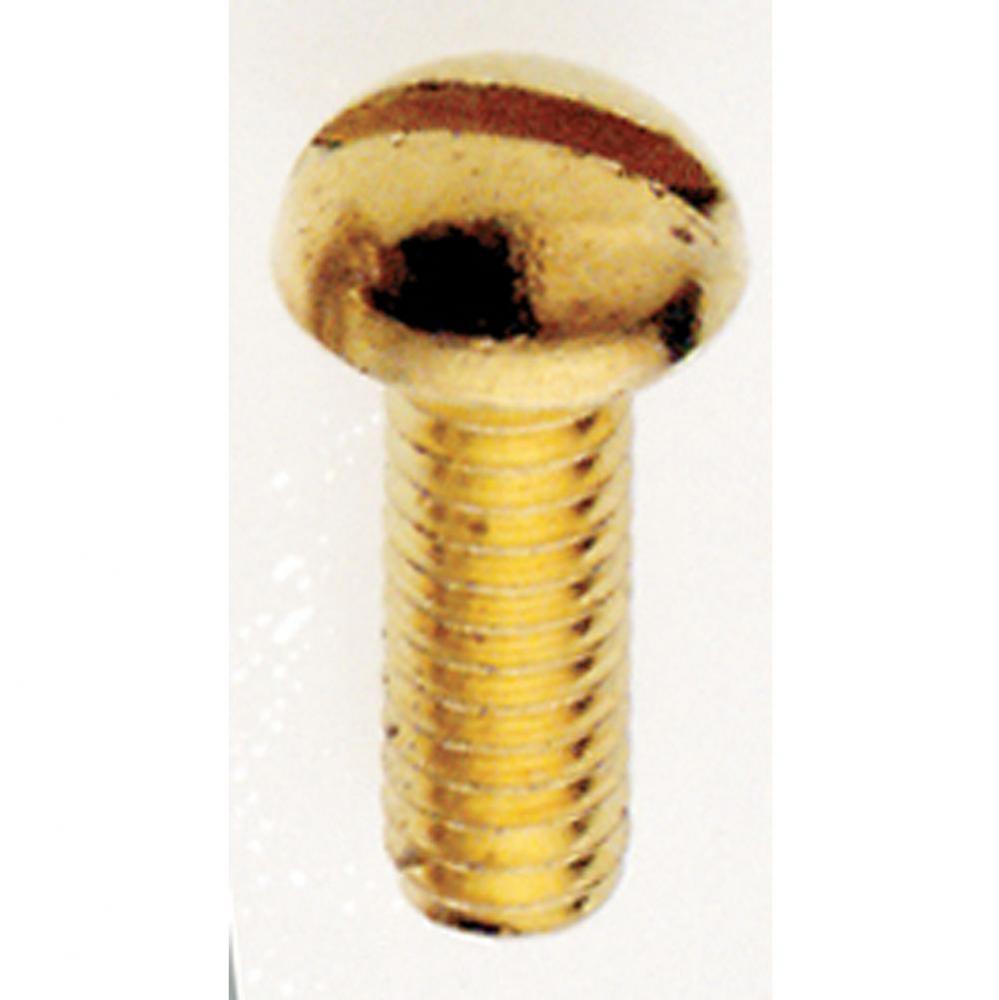 1/2&apos;&apos; Brass Plate 8/32 R H Screw
