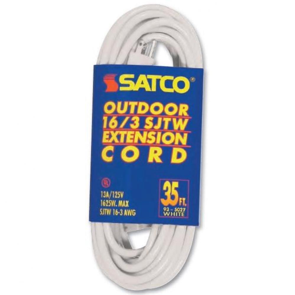 35 ft 16-3 Sjtw White Outdoor