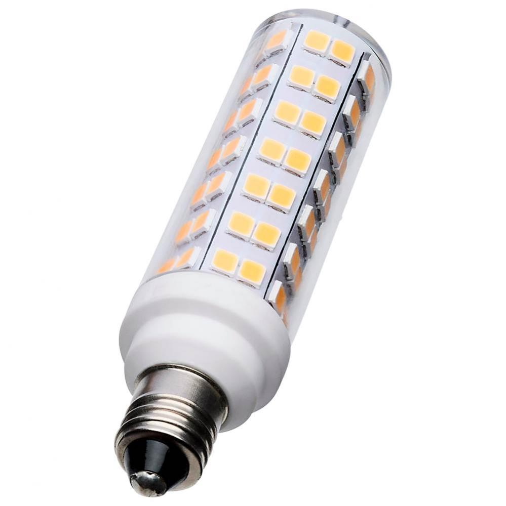 6.5 Watt T6 LED - Clear Finish - E11 Base - 3000K - 120 Volt