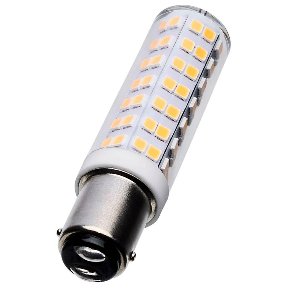 6.5 Watt T6 LED - Clear Finish - DC Base - 3000K - 120 Volt