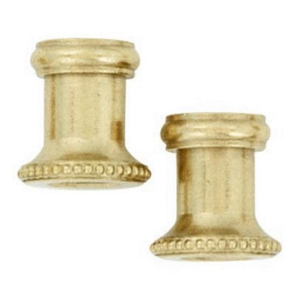 2-1/8 Slip Brass Knurled Coupling