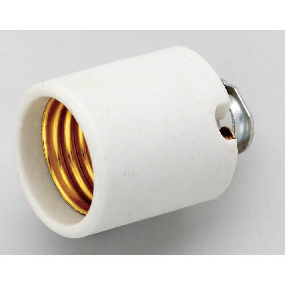 Keyless Porcelain Socket Medium