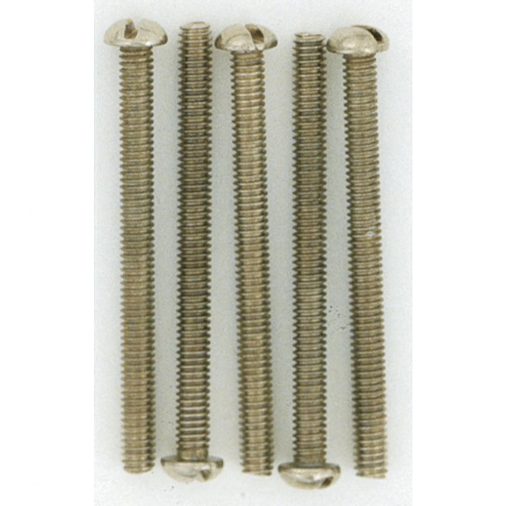 5 8/32 Round Head Nickel Plated Screw